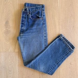 Vintage Levi’s 501s, High-rise Medium Wash - 26”